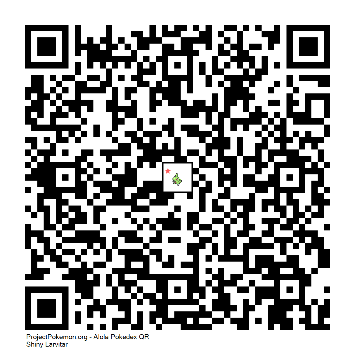 Cdigo QR de Larvitar variocolor